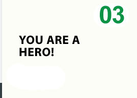You are a hero